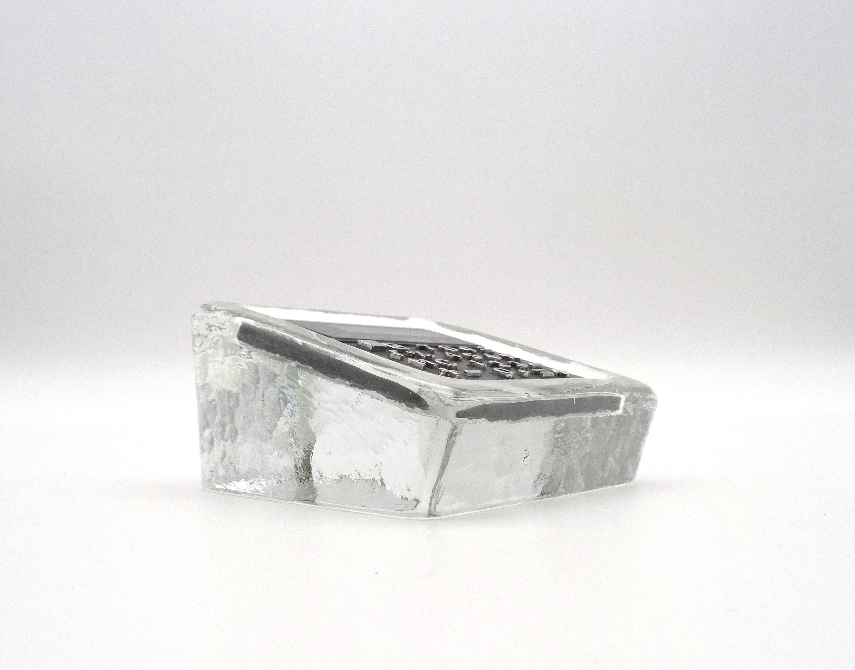 Rare Mid Century Ice Glass Block Working Calculator by MBO Etsy