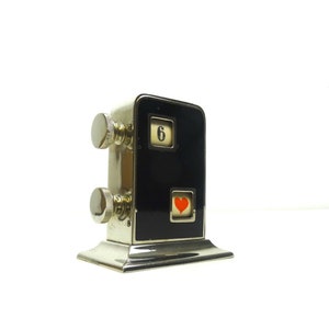 Rare carte à jouer Art Déco whist compteur bauhaus