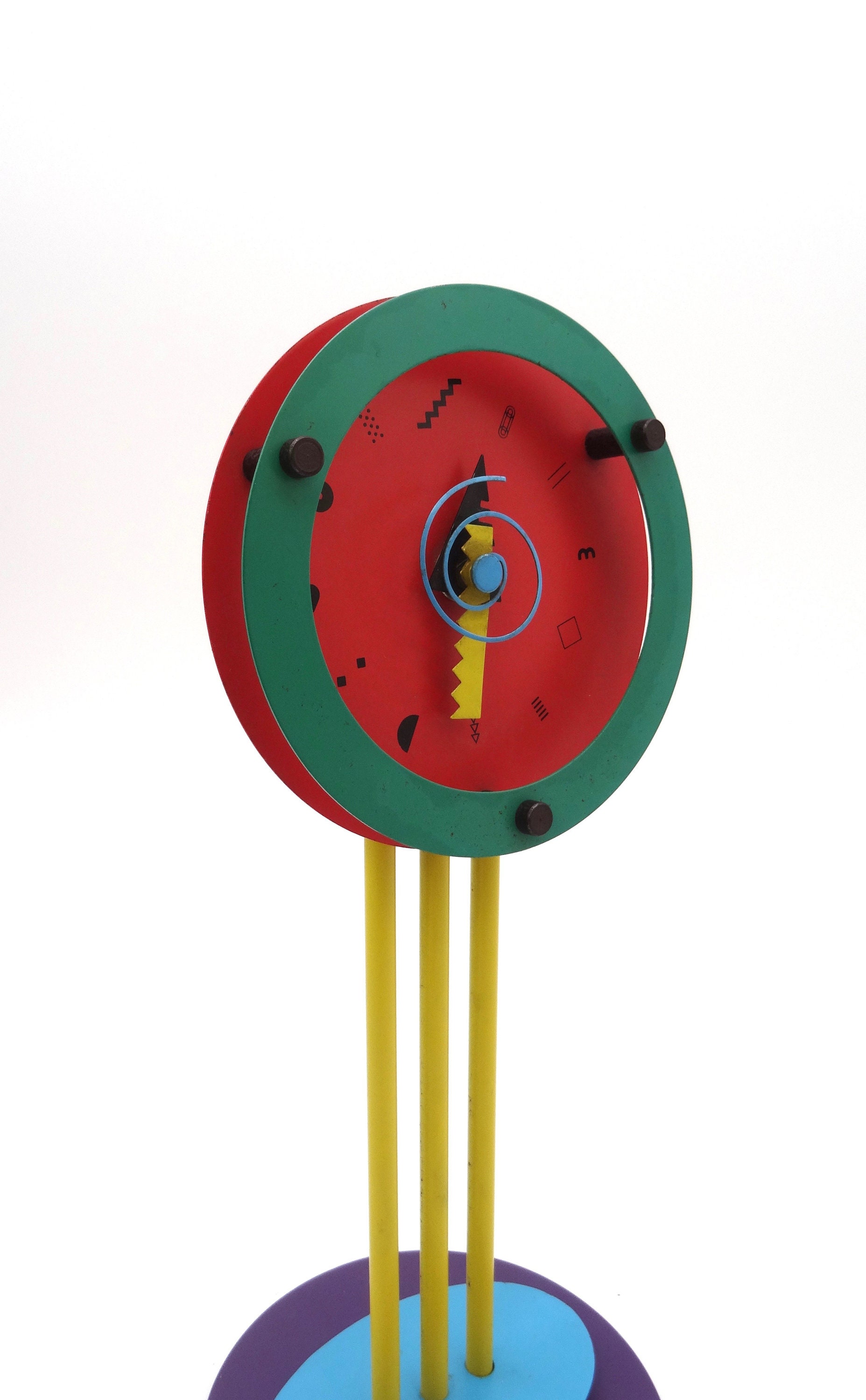 WAKITA HI-TECS 掛け時計Design:Syohei Mihara 1989 WAKITA HI-TECS “Super present”Alarm Clock Design:Syohei