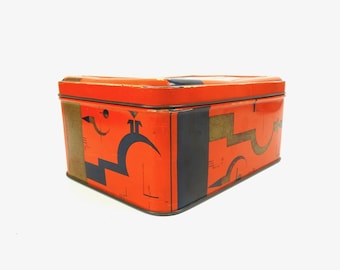 Art Deco Avant Garde Suprematism Bauhaus Tin Box