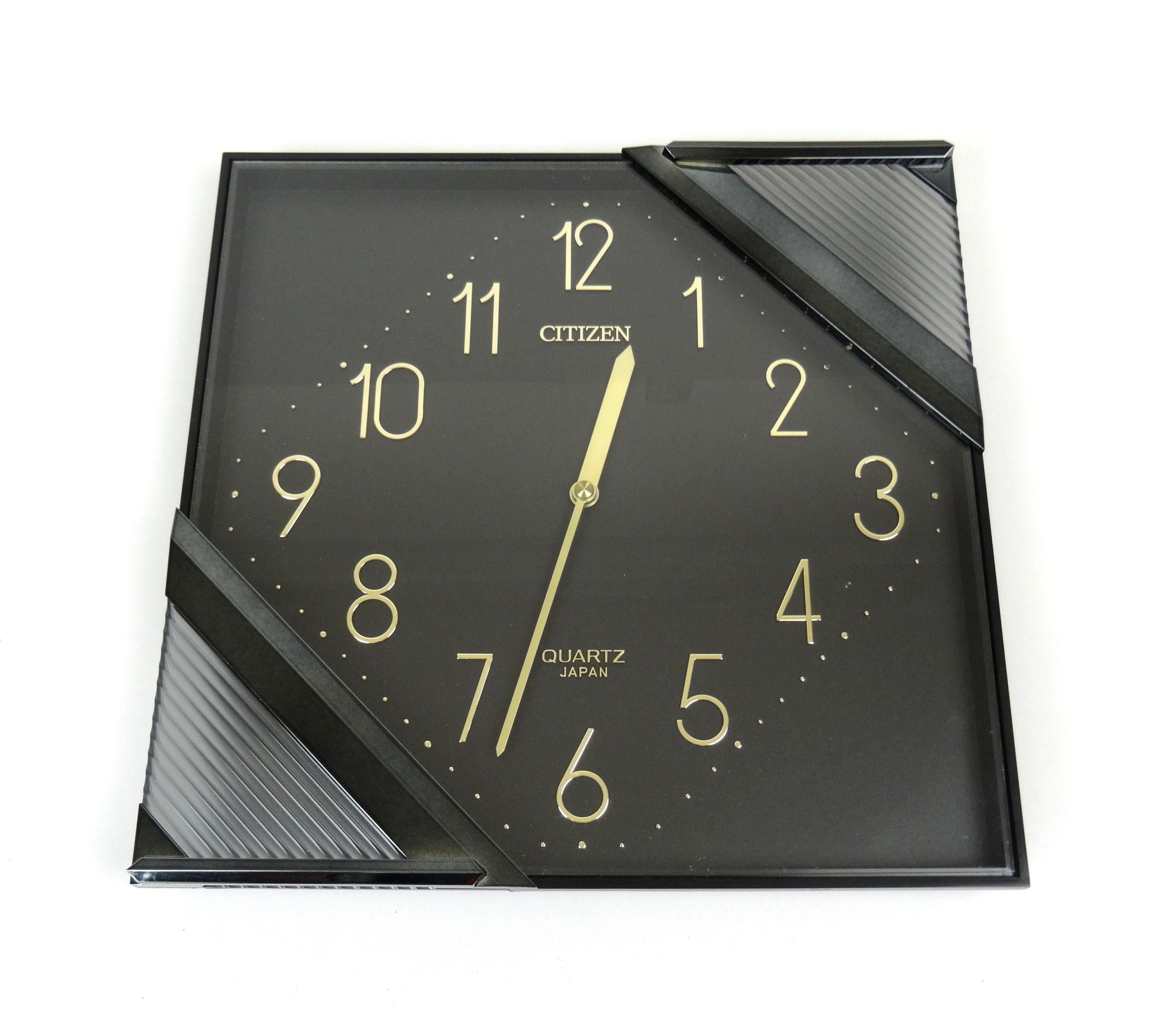 CITIZEN Postmodern Mid Century 80s Black & Gold Memphis Age