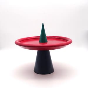Rare Postmodern 80s memphis Age Center of Table Fruit Bowl by Pietro Manzoni