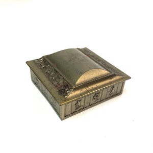 Rare small Art Deco Bauhaus Vienna Seccesion Jewelry Box by Dagobert Peche for dralle