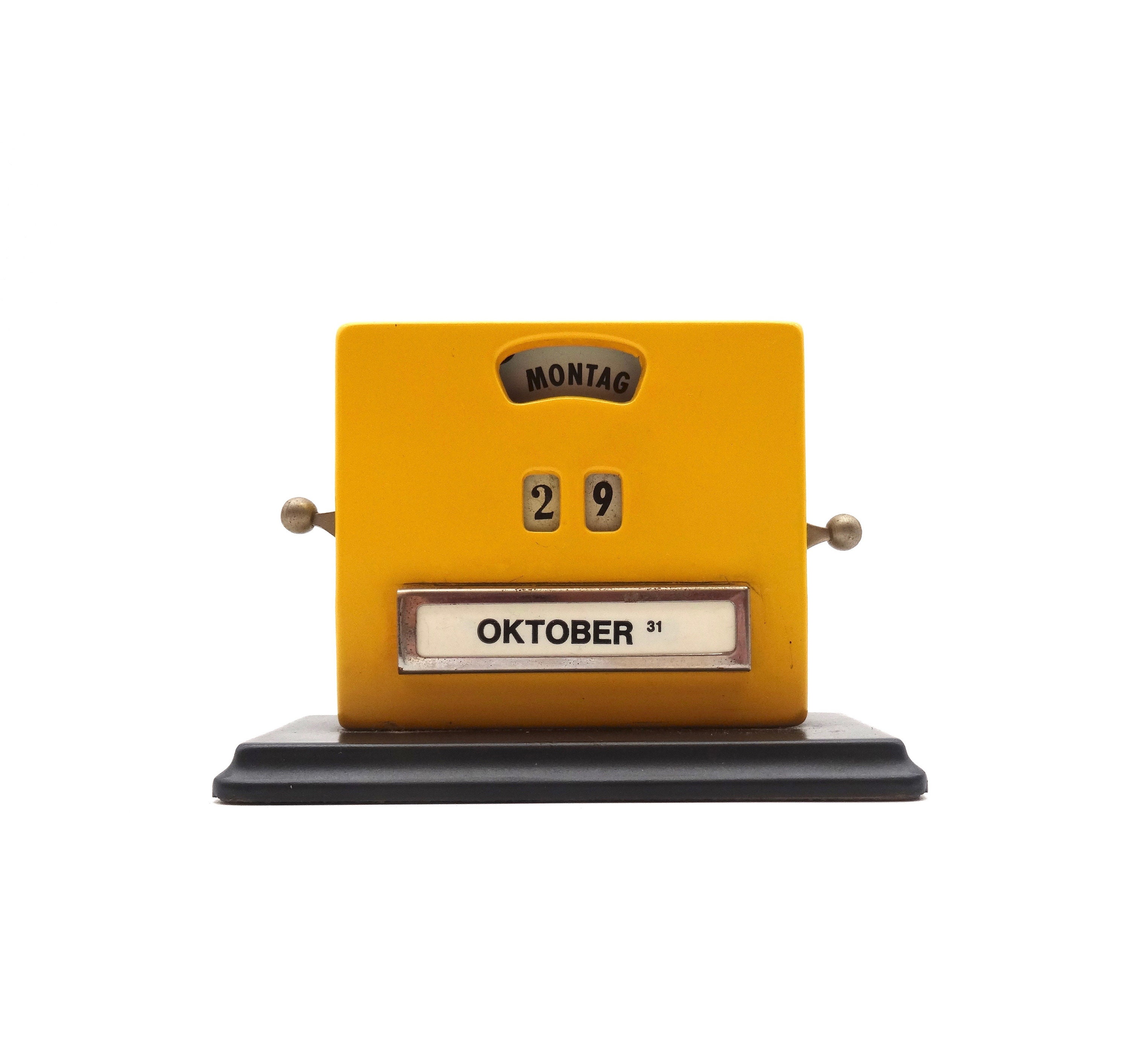 Rare Bauhaus Art Deco Enduring Desk Calendar - Etsy