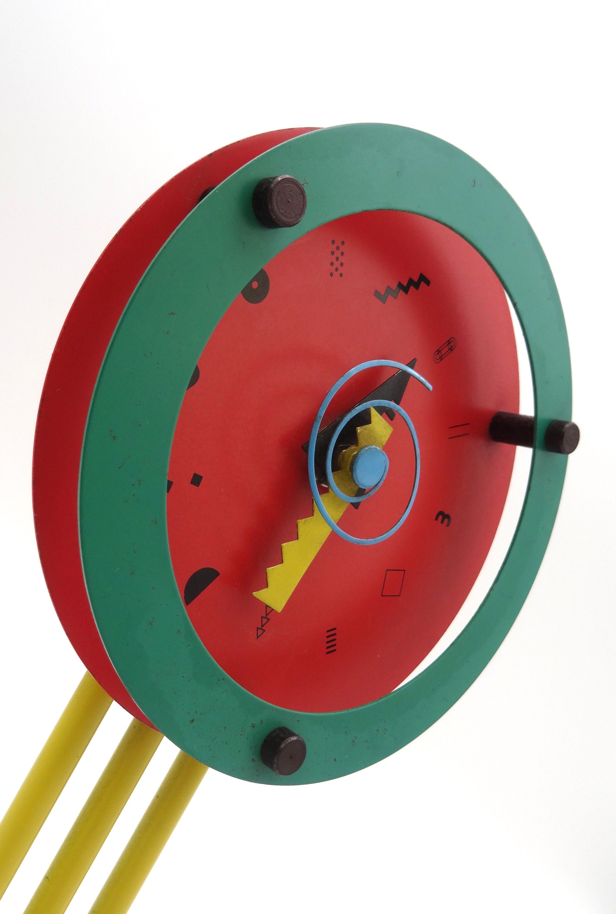 インテリア時計 Shohei Mihara Wakita Paradise desk clock Paradise Plastic Alarm Clock by Shohei Mihara for Wakita