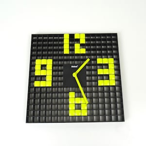 Rare stunning 80s Postmodern pop art memphis wall clock by Mebus NOS
