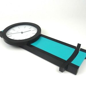 Stunning Junghans Postmodern mid century 80s Pendulum Wall Clock
