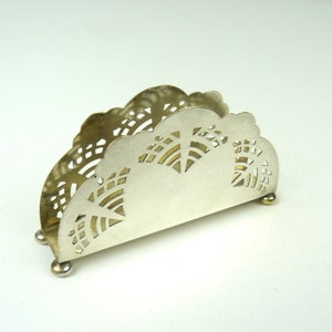 Stunning Rare avantgarde bauhaus art deco letter holder stand Germany 1930