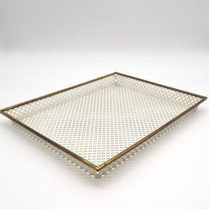 Rare Original Mathieu Mategot Mid Century perforated Metal Serving Tray France 1950