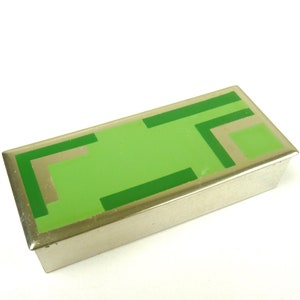 Raro piccolo portagioie in smalto bauhaus suprematismo Germania 1925