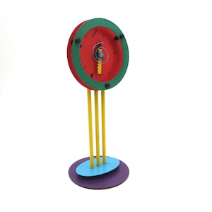 Original Shohei Mihara Wakita Paradise Postmodern Desk Clock Memphis Age