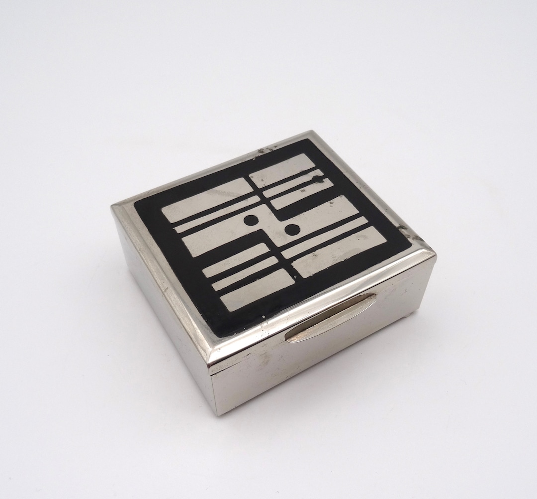 Rare Bauhaus Suprematism Enamel Art Deco Jewelry Box - Etsy