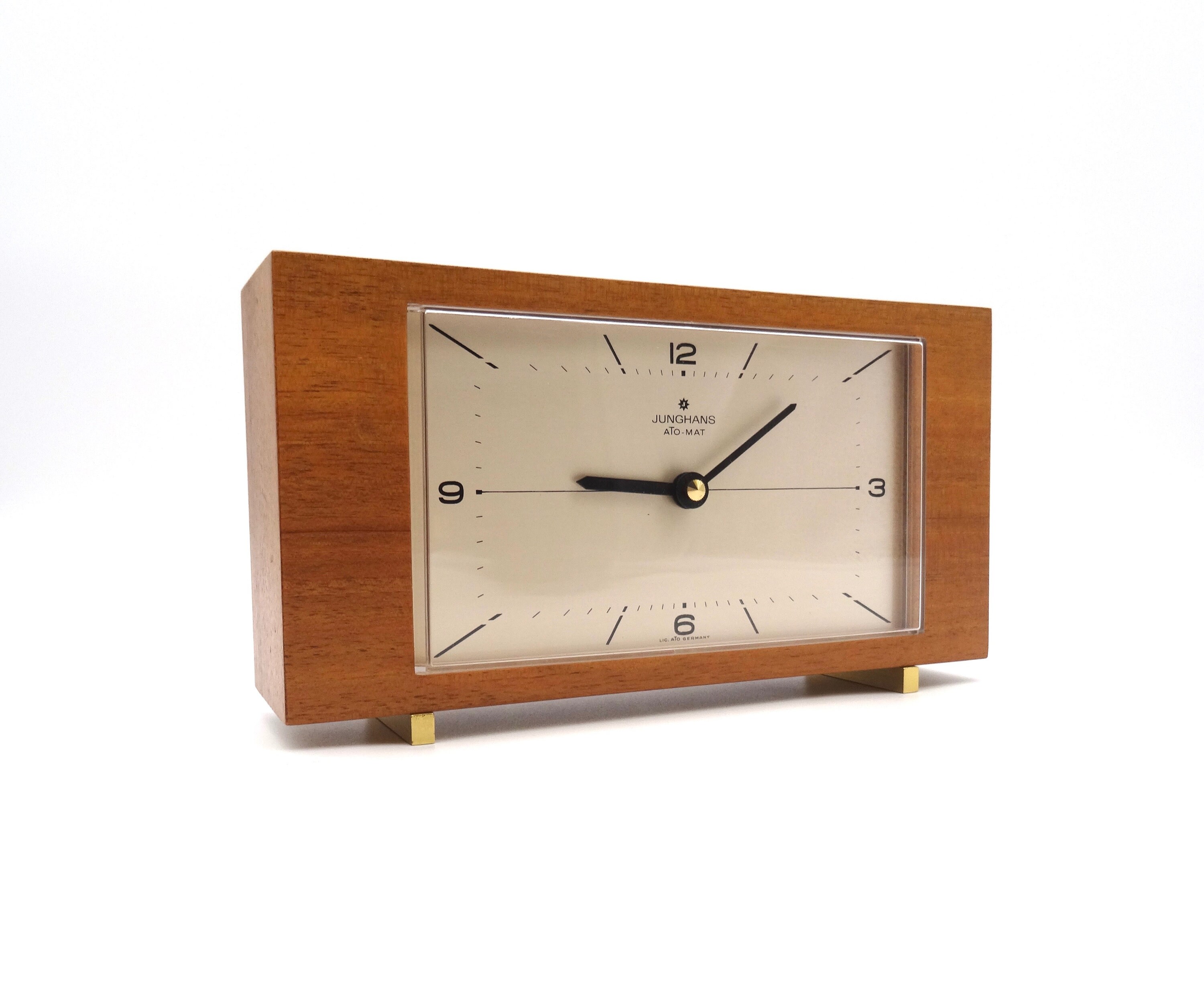 Elegante Tisch Schreibtisch Uhr Klassisches Spielen Akkordeon Design Analog  Uhr, für Raum Büro, Horn