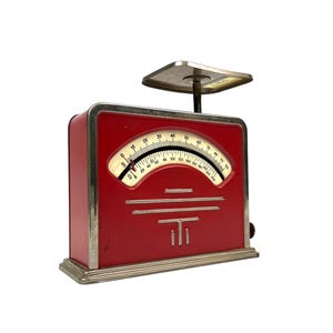 Raro lindo Bauhaus Art Deco De Stijl Suprematismo Carta mesa escala Alemanha 1930