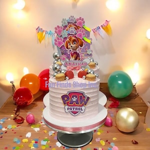 Custom Paw Patrol Cake Topper
