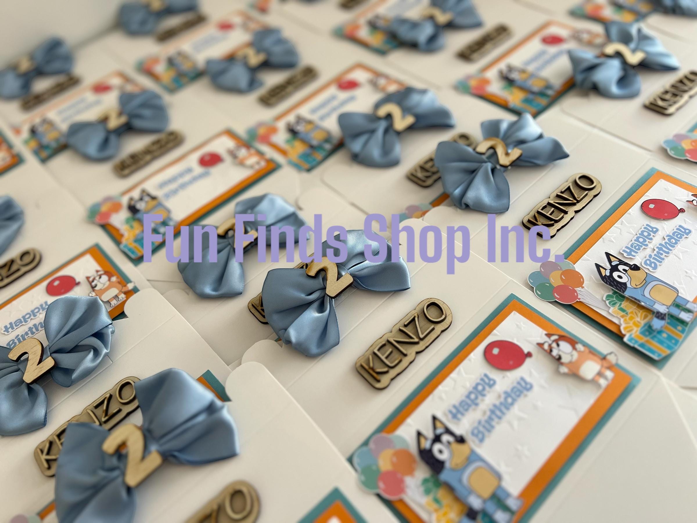 Bluey Theme Favor Box