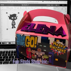 Teen Titans Gastgeschenk Box