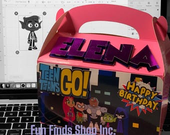 Teen Titans Party Favor Box