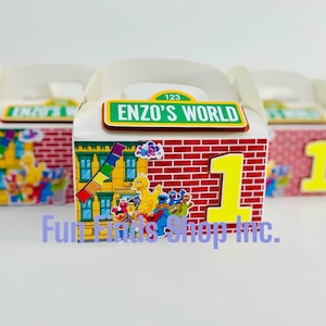 Sesame Street Party Favor Box