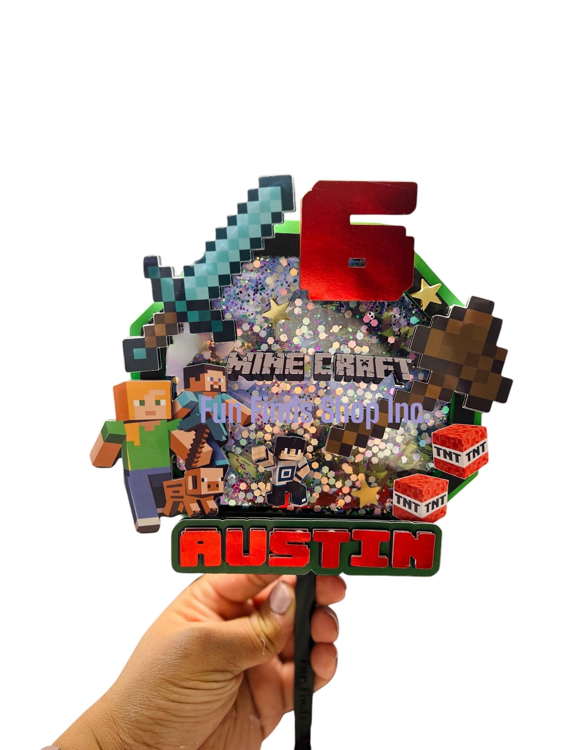 Custom Minecraft Cake Topper