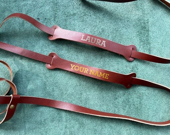 Personalised yoga mat bag, leather carrier strap, picnic blanket carrier, yoga mat carrier, yoga gift, yoga mat holder, birthday gift her