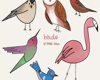Imágenes prediseñadas de aves, gráficos de aves, imágenes prediseñadas de cardenales, imágenes prediseñadas de arrendajos azules, imágenes prediseñadas de flamencos, imágenes prediseñadas de búhos, ilustraciones de aves, imágenes prediseñadas de colibríes