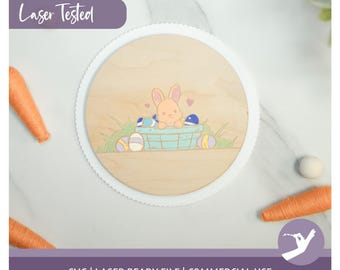 SVG Easter Engraved Wood Painting Kit