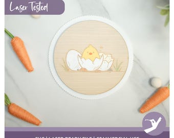 SVG for Easter Engraved Wood Painting Kit