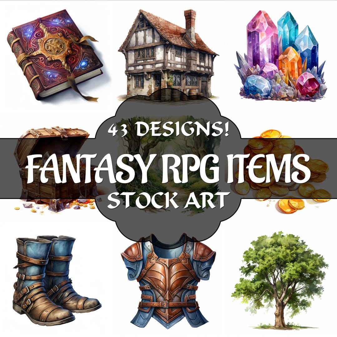 Fantasy RPG Items, Fantasy Stock Art for Game Creators & Publishers ...