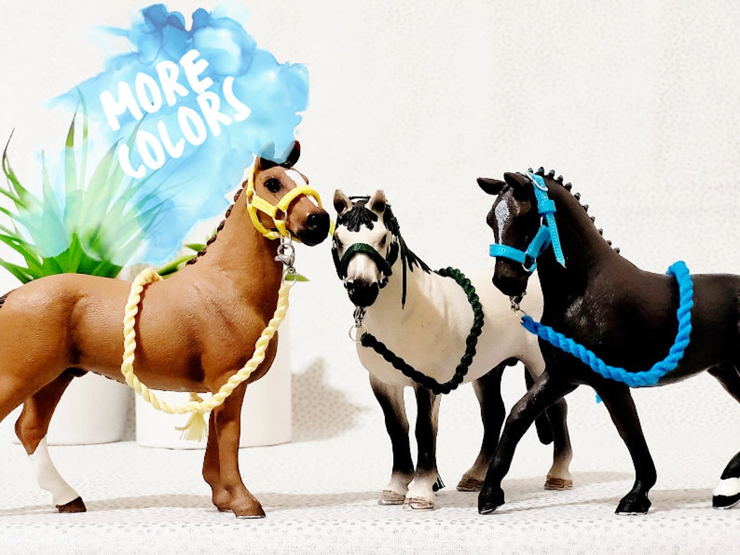 Custom Schleich Model Horse Halters and Leads Etsy