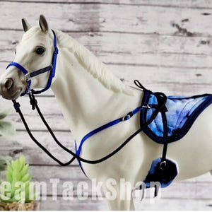 Marble Splash - Traditional 1:9 Scale Model Horse Bareback Set