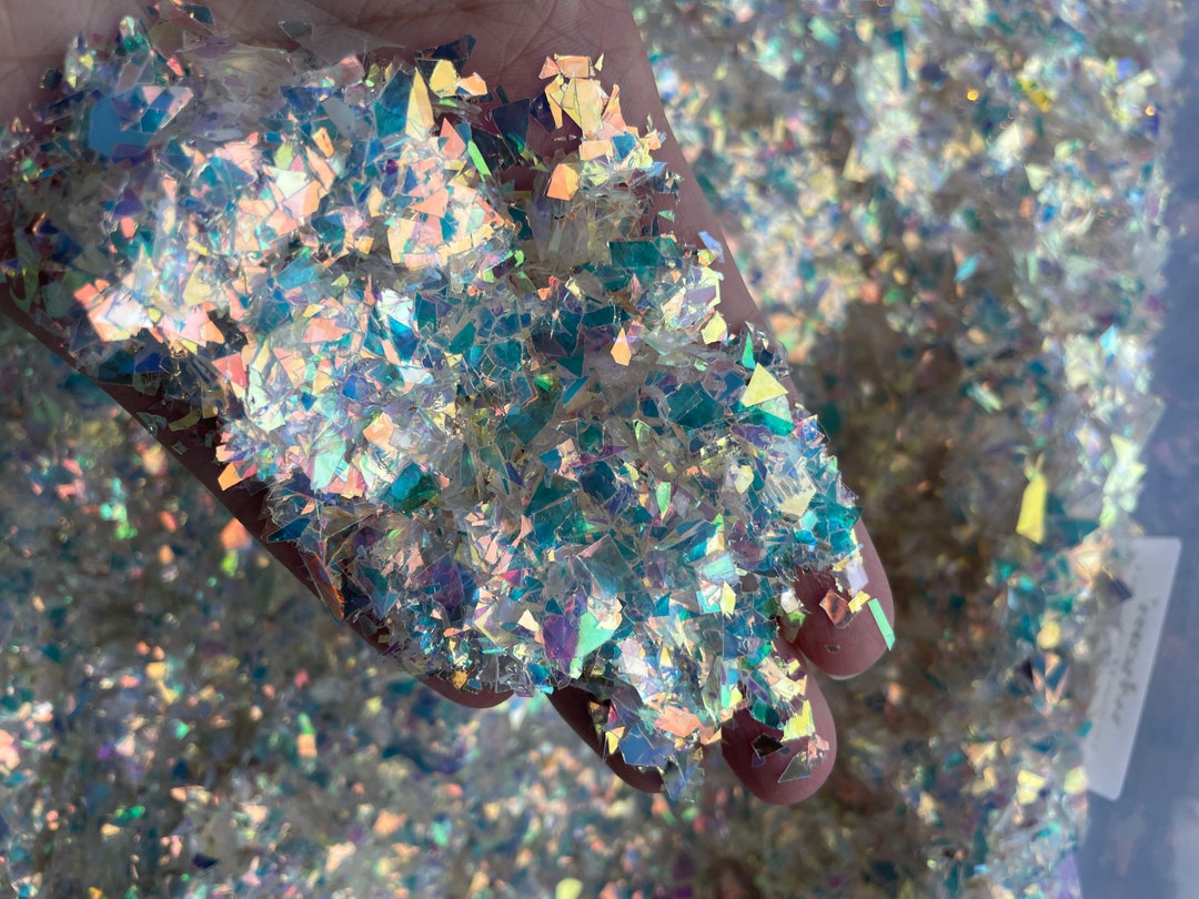 0.2mm Dream Pink And White Iridescent Glitter C003 Bag-20g / 0.7oz - View #9