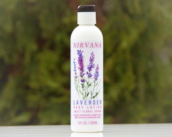 Lavender and Shea Butter Body Lotion with Aloe Vera & Grapeseed oil | Highly Moisturizing | Premium and All Natural | No Harsh Chemicals