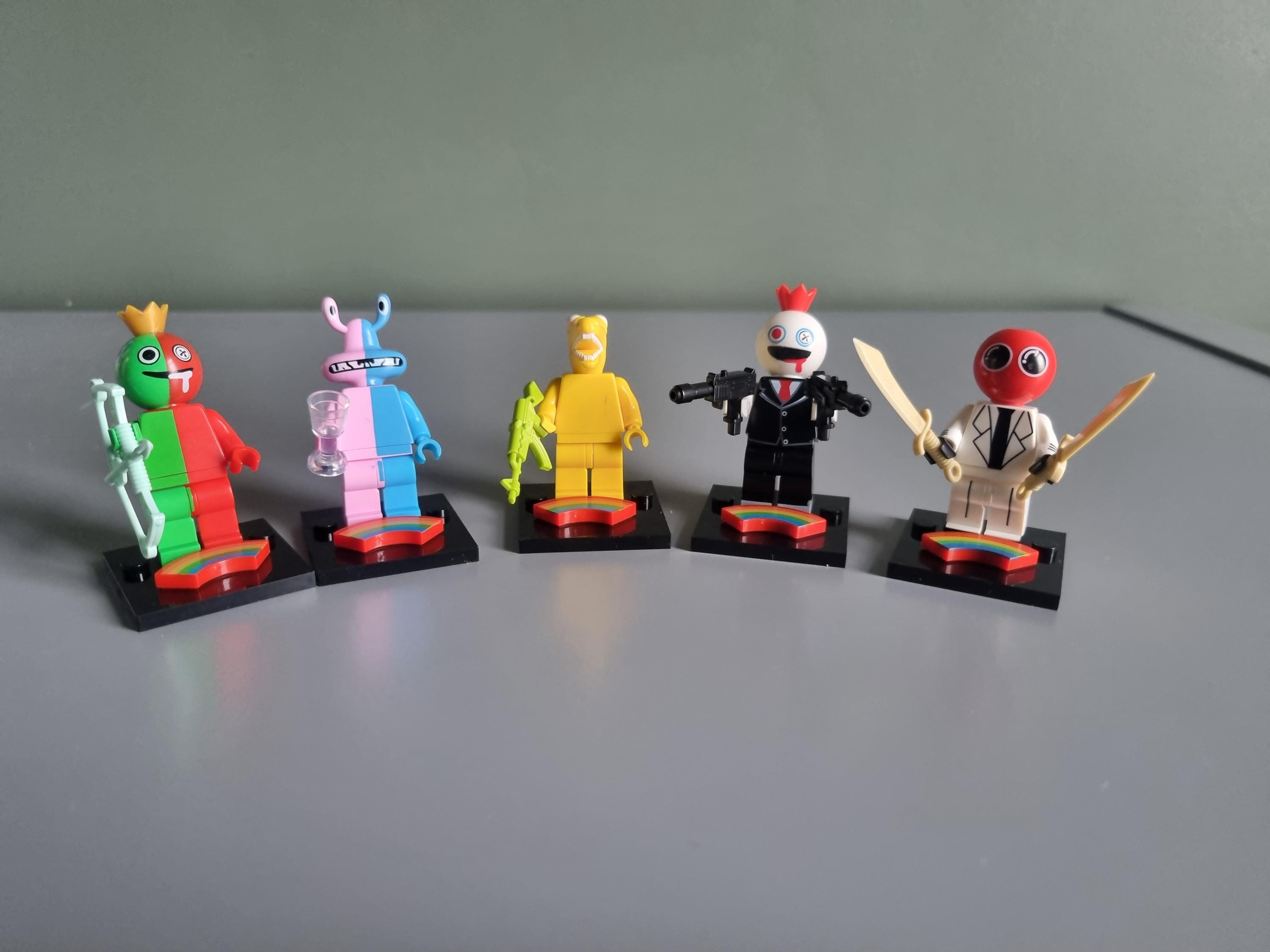 Rainbow Friends Figures Set of 5 Custom Made - Etsy