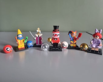 The Amazing Digital Circus Minifigures Set of 5 Custom Made