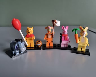 Winnie The Pooh Minifigures Set Of 5 Custom Made