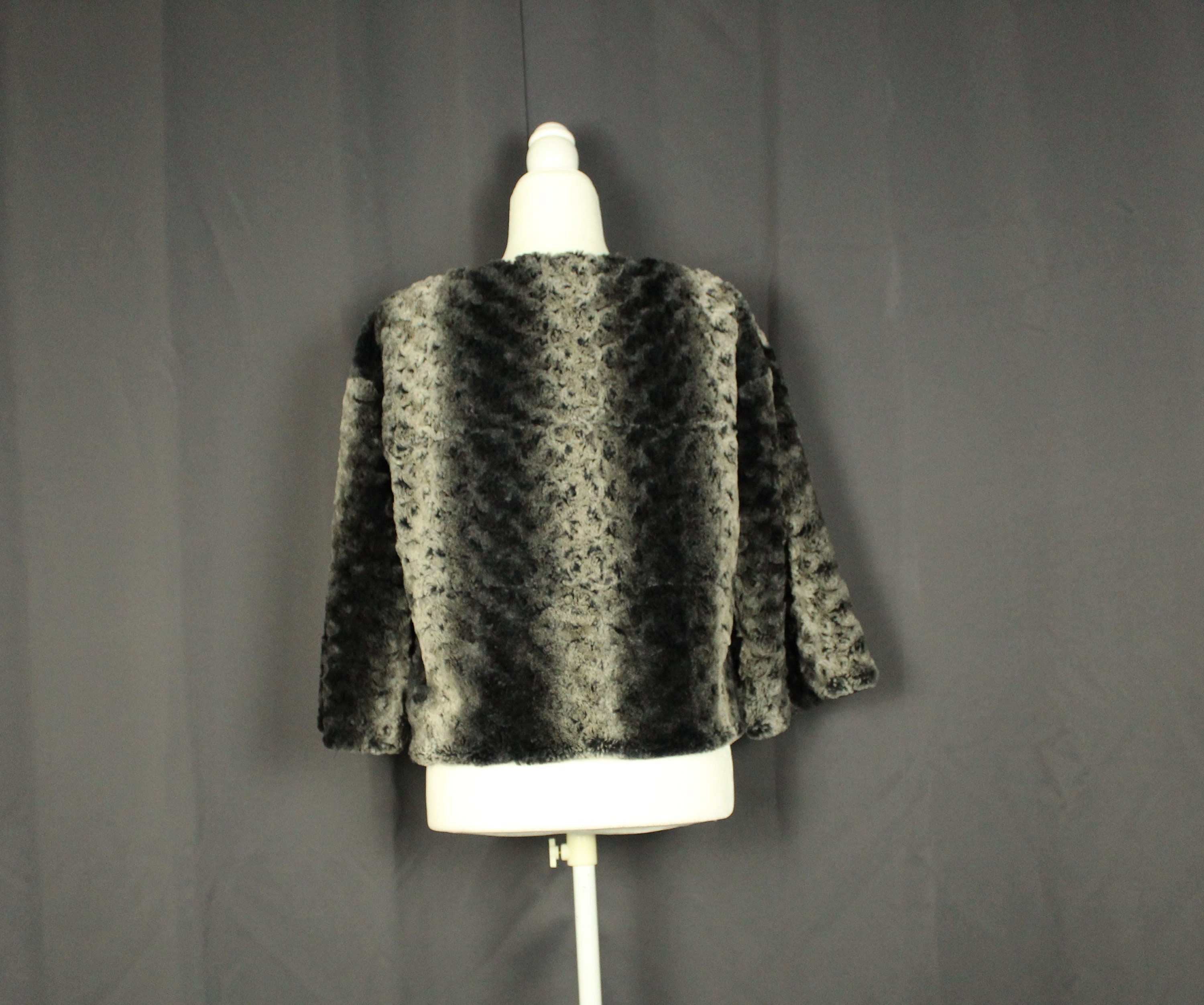 Adorable Vintage Women's FauxFur Shrug US Size 8 Etsy