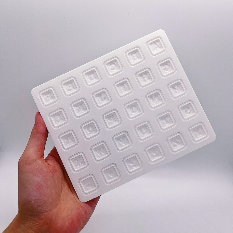 Block Letter Embosser Set Alphabet Embosser Set Letter Etsy