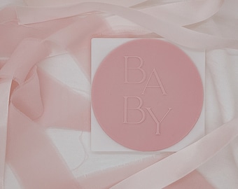 BABY Embosser | BABY Template Cookie Cutter | Custom Cookie Embosser | 3D Cookie Cutter and Stamp
