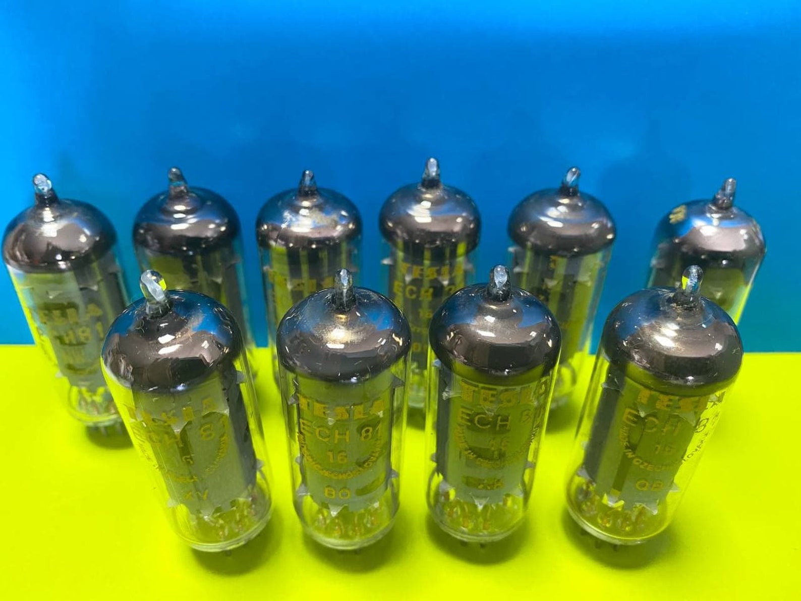 Ech81 tesla / electronic tube / vacuum valve / new 4pcs Etsy