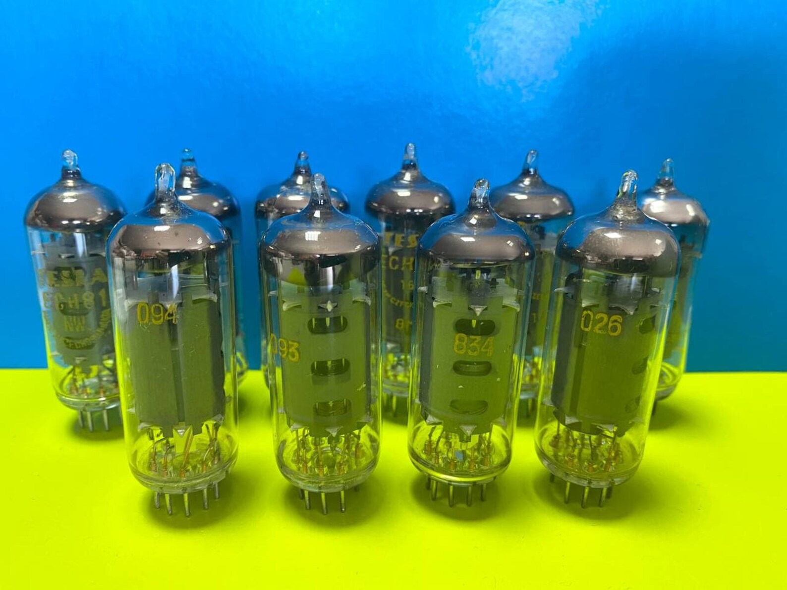 Ech81 tesla / electronic tube / vacuum valve / new 4pcs Etsy