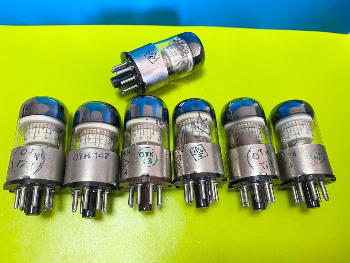 1pcs og4 ог4 dekatron counting spinner tubes metal base Etsy