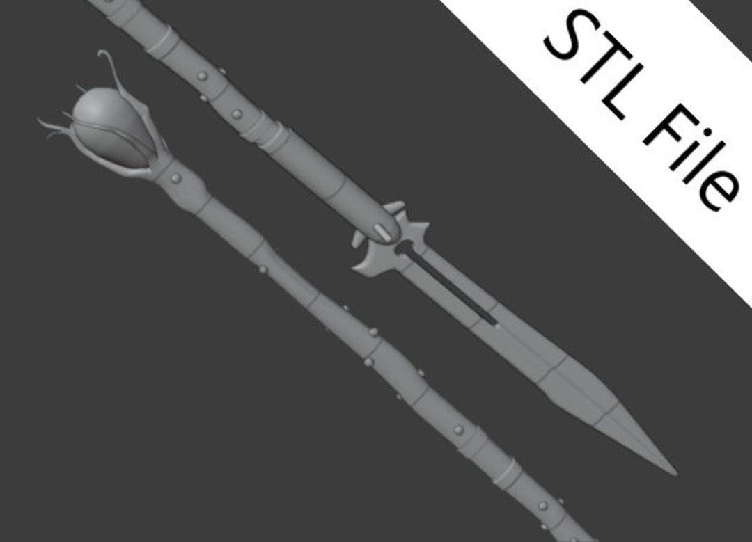 Dragon Age Staff of Parthalan 3D Printable File Etsy
