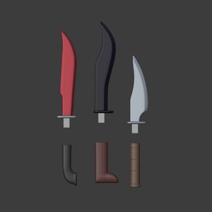 Fantasy Daggers - 3D Printable Files