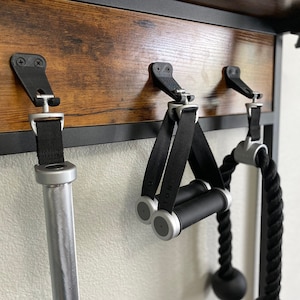 DIGITAL FILE ONLY. Print your own Accessory wall mount bracket for Tonal. Home gym exercise equipment organization, multipurpose
