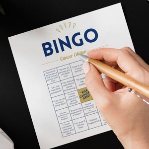 Kankerbingo: een leuk spel voor iemand bij wie onlangs kanker is vastgesteld