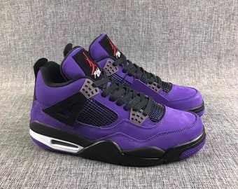 Jordan 4 in Purple - Sneakers For Men And Women, Gift For Him, Gift For Her