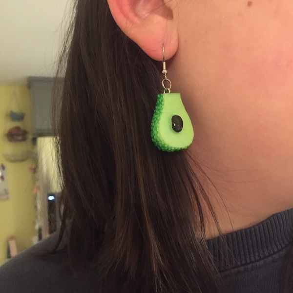 Super Cute Avocado Earrings