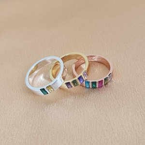 Birthstone Ring, Family Birthstone Ring,Personalized Birthstone Ring, Birthstone Gift,Mother's Day Gift,Birthday Gift for Her,Christmas Gift