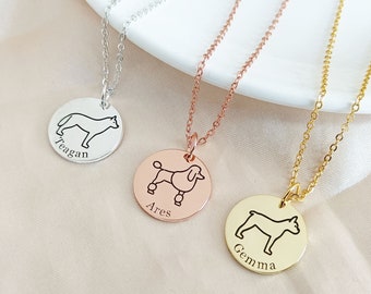 Collar de perro personalizado con nombre, collar de mascota personalizado, collar conmemorativo de perro, regalo de recuerdo de mascota, collar de nombre de perro, regalo para amante de las mascotas